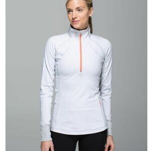 Lululemon Race With Grace 1/2 Zip II
Wee Stripe White Silver Spoon  Size 6